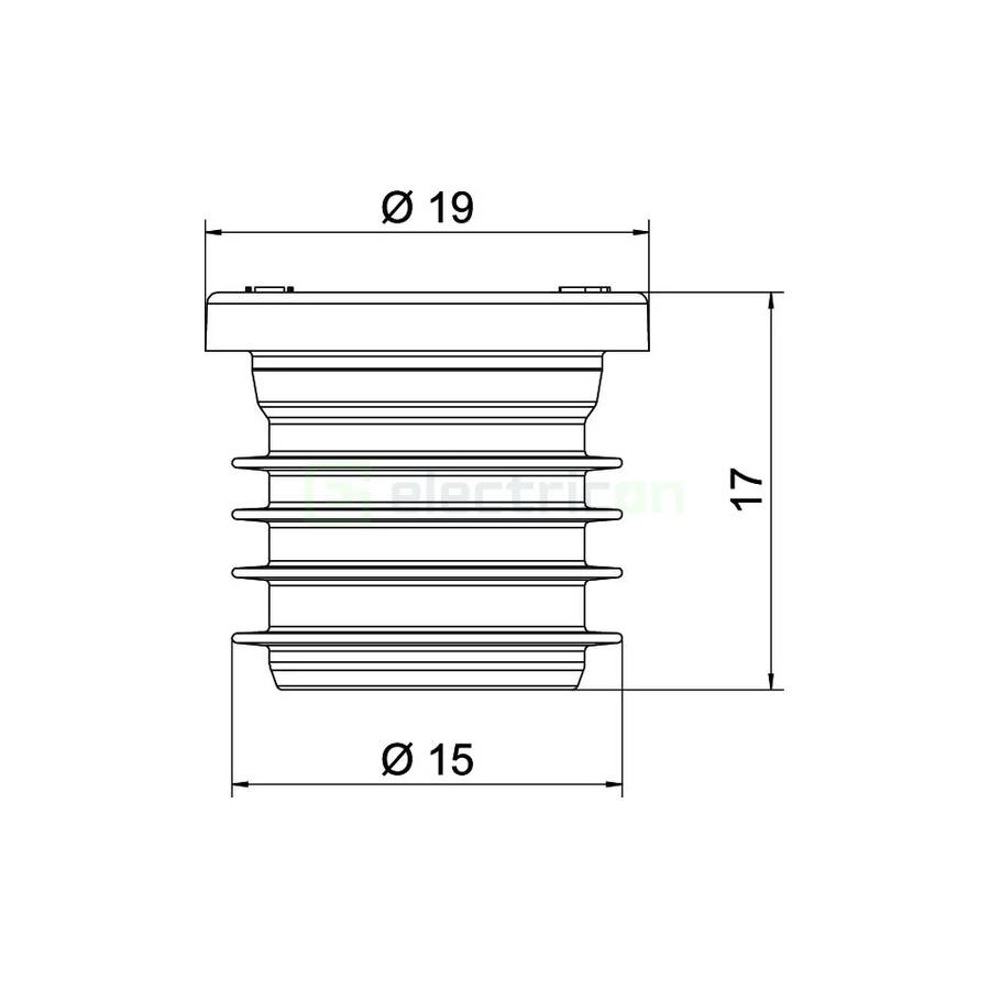 Dop de etanșare, M20, ZA 20-VS, OBO Bettermann, 2003737 - Electricon.ro