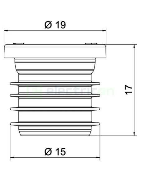 Dop de etanșare, M20, ZA 20-VS, OBO Bettermann, 2003737 - Electricon.ro