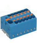 Clema conexiuni - Bloc de distribuție - PTFIX 4/12x15 pe șină DIN albastru - Phoenix Contact 1046962