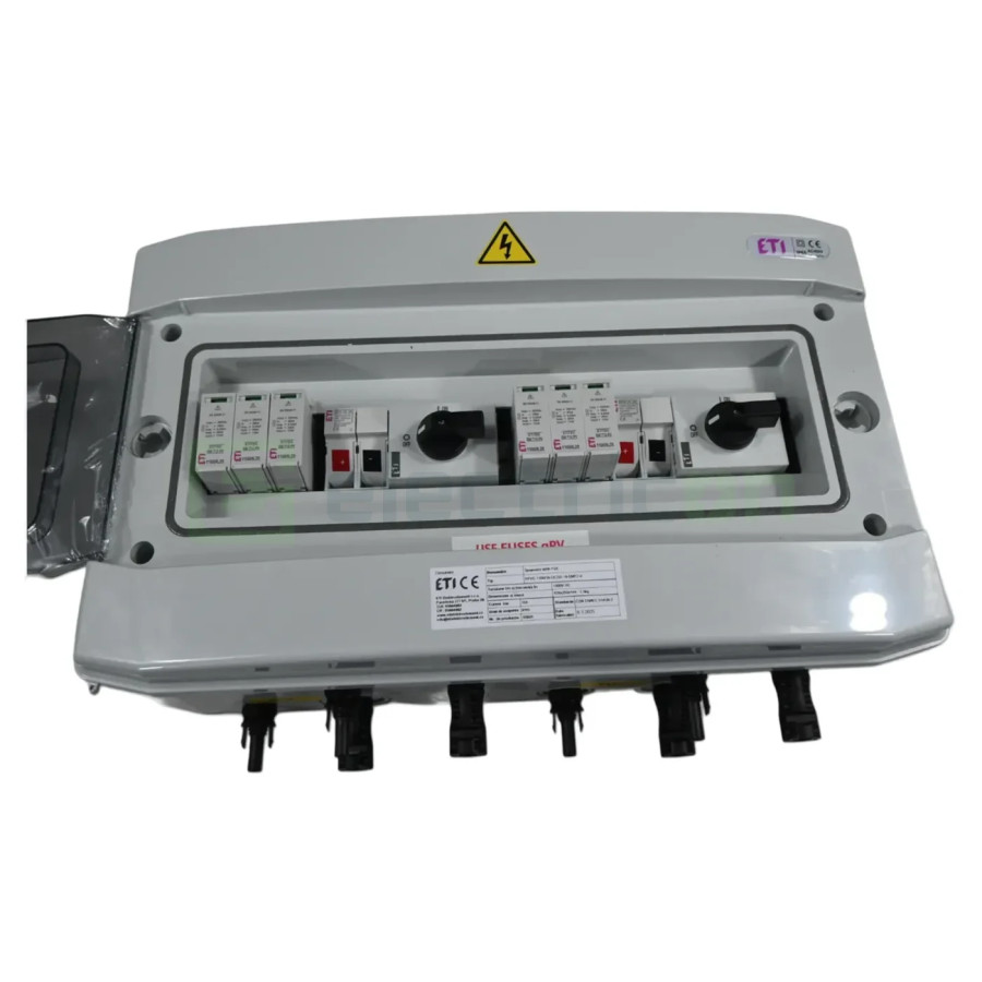 Tablou distributie PV 1100/18-DC2/2-16-EMT2-V, cu 2 stringuri, ETI, 001107101 - Electricon.ro