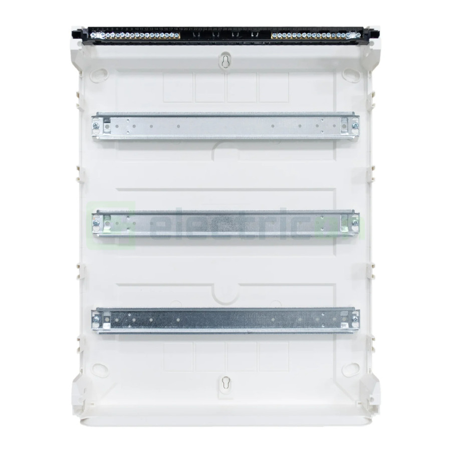 Tablou aparent, 54 module, 3x18, usa alba, IP40, Hager, Golf, VS318PD - Electricon.ro