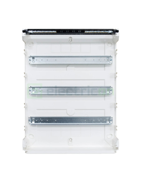 Tablou aparent, 54 module, 3x18, usa alba, IP40, Hager, Golf, VS318PD - Electricon.ro