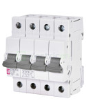 MCB - Siguranță automată - disjunctor - curba C 40A 6kA 3P+N 4M ETIMAT P6 ETI 001900434