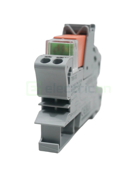 Modul releu Wago, gama 788, bobină de 24V, 2 contacte, DPDT, 8A, indicator roșu, Wago, 788-512