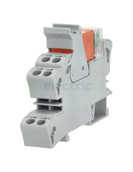 Modul releu Wago, gama 788, bobină de 24V, 1 contact, SPDT, 16A, indicator roșu, Wago, 788-506