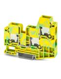 Clema șir de împământare 3 conexiuni max. 10 mm² verde-galben XTV 10-TWIN-PE - Phoenix Contact 1329606