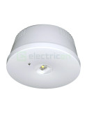 Corp iluminat de siguranță antipanica, K6 autotest ERT-LED 3h 230V AC, Schrack, NLK6U423SC
