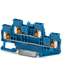 Clema șir 2 etaje cu buton 4 conexiuni max. 2.5 mm² albastru XTTB 2.5-BU - Phoenix Contact 1453899