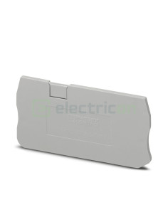 Clemă șir Element terminal pentru cleme sir gama PT 2,5 TWIN, gri, D-ST 2,5 TWIN, Phoenix Contact,3030488 – montaj rapid și sigu