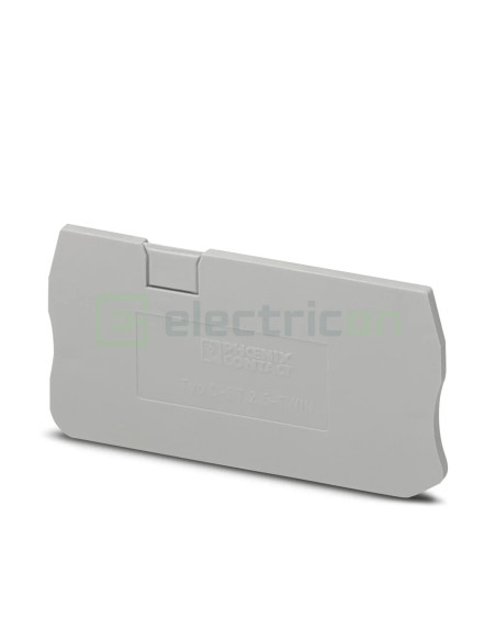 Clemă șir Element terminal pentru cleme sir gama PT 2,5 TWIN, gri, D-ST 2,5 TWIN, Phoenix Contact,3030488 – montaj rapid și sigu