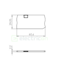 Clemă șir Element terminal pentru cleme sir gama PT 2,5 TWIN, gri, D-ST 2,5 TWIN, Phoenix Contact,3030488 – montaj rapid și sigu 2