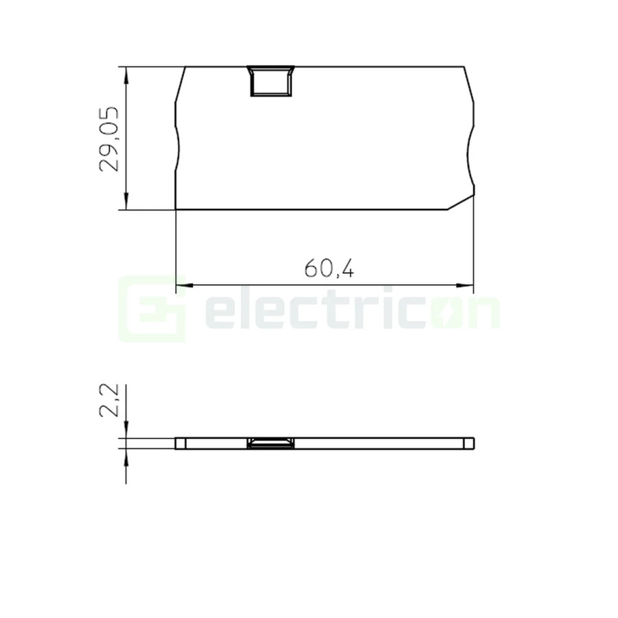 Clemă șir Element terminal pentru cleme sir gama PT 2,5 TWIN, gri, D-ST 2,5 TWIN, Phoenix Contact,3030488 – montaj rapid și sigu