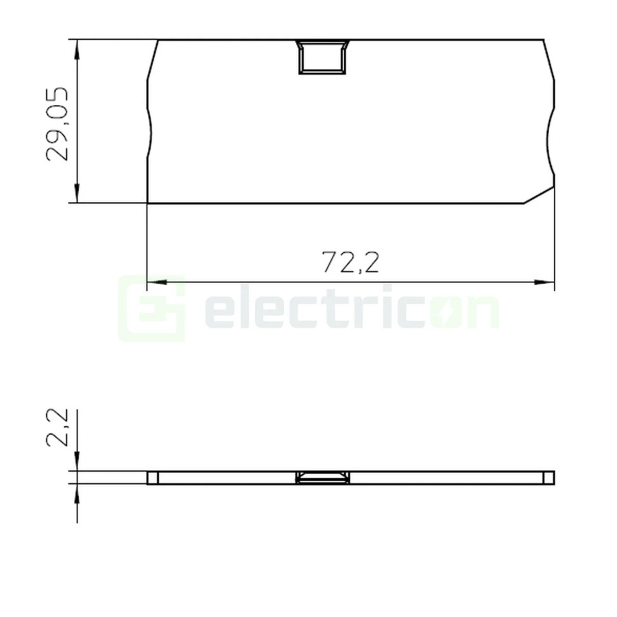 Clemă șir Element terminal pentru cleme sir gama PT 2,5 QUATTRO, gri, D-ST 2,5 QUATTRO, Phoenix Contact,3030514 – montaj rapid ș