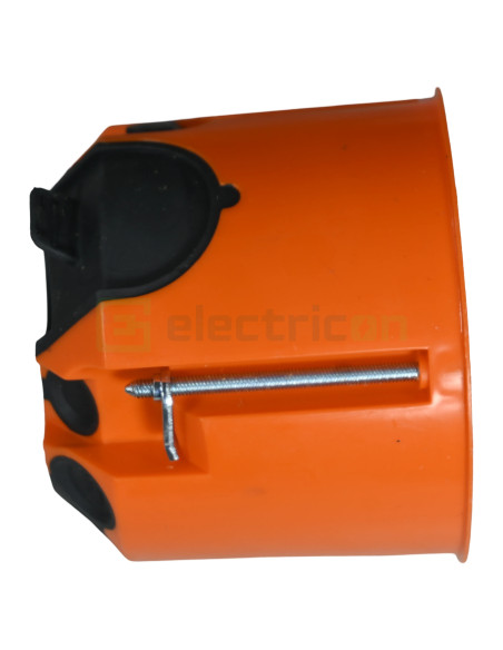 Doza aparataj pentru rigips, ermetica, portocaliu, Ø 68 mm, O-range ECON 64, Kaiser, 9264-22