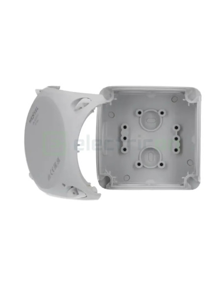 Doză de ramnificatie, aplicata,  93x93x62 mm, IP66, Hensel, DK 0200 GZ