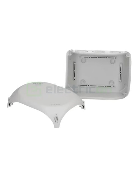Doză ramificație - Cutie conexiuni - 210x155x92mm montaj aparent IP66 - Hensel DK 1600 GZ