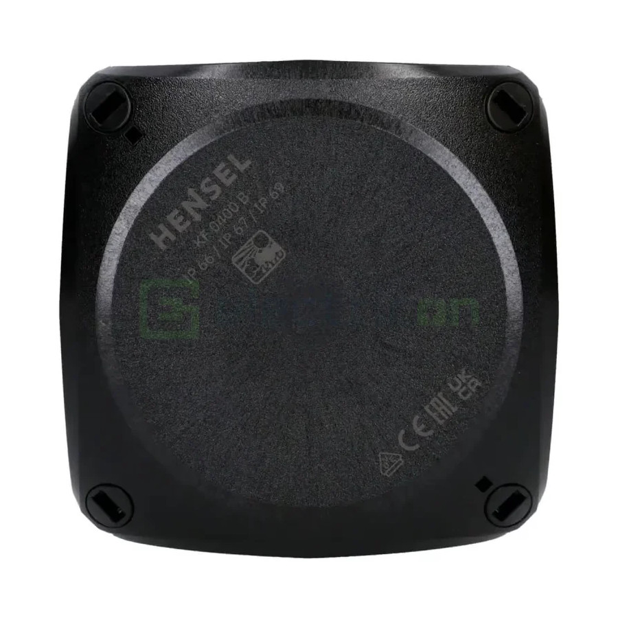 Doză ramificație - Cutie conexiuni - 104x104x70mm montaj aparent IP67/IP69 - Hensel KF 0400 B