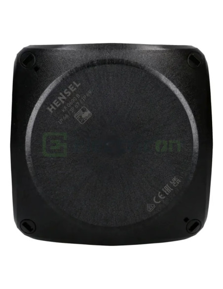 Doză ramificație - Cutie conexiuni - 130x130x77mm montaj aparent IP67/IP69 - Hensel KF 0600 B