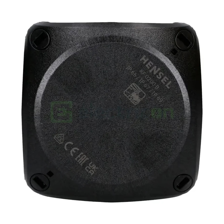 Doză ramificație - Cutie conexiuni - 93x93x62mm montaj aparent IP67/IP69 - Hensel KF 0200 B