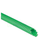 Copex - tub riflat - PVC Ø20 mm - 100 metri - 750N ignifug - verde - Elettrocanali - TC15 - ECTC1520VE