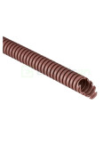 Copex - tub riflat - PVC Ø20 mm - 100 metri - 750N ignifug - maro - Elettrocanali - TC15 - ECTC1520M