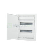 Tablou electric ABS - siguranțe - 28M (2x14) încastrat ușă metalică ECG28 ETI 001101026