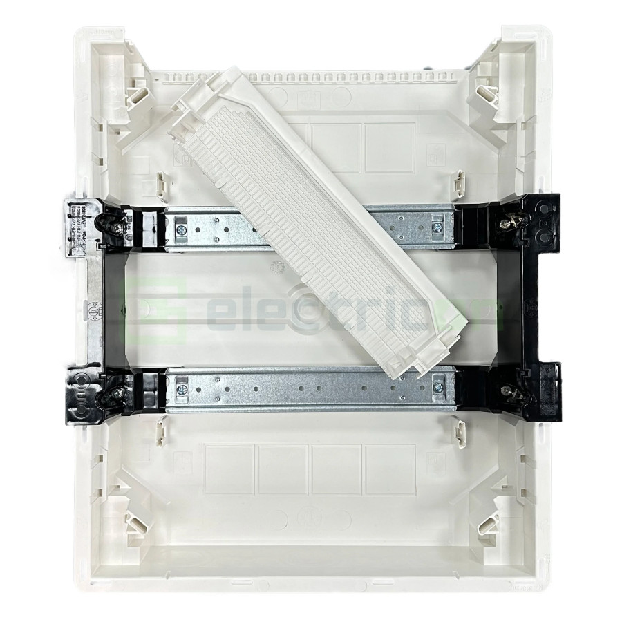 Tablou incastrat, 24 module, 2x12, ușă albă Hager, Golf, VF212PD - Electricon.ro