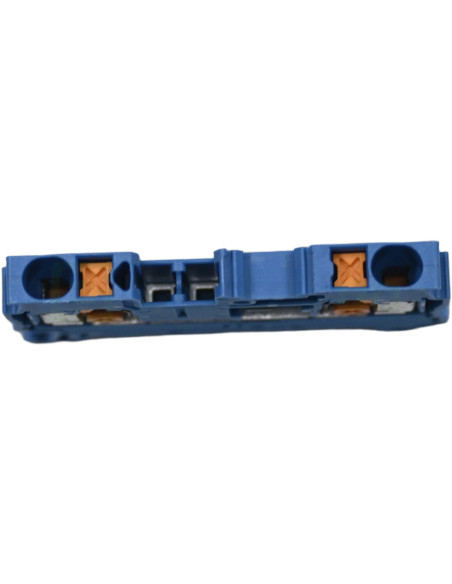Clemă de derivație 5 mm² Clema șir, de trecere, cu buton, 2 conexiuni, 2,5 mm²,albastru, XT 2,5 BU, Phoenix Contact, 1343114 – m