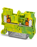 Clema șir de împământare cu buton 2 conexiuni max. 2.5 mm² verde-galben XT 2.5 PE - Phoenix Contact 1343116
