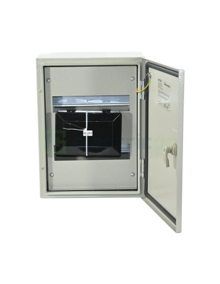 Cutie metalică, cu plastroane, 24 module, 2x12, 400x300x200, cu ușă, IP65, SKYBOX, SKY509 - Electricon.ro