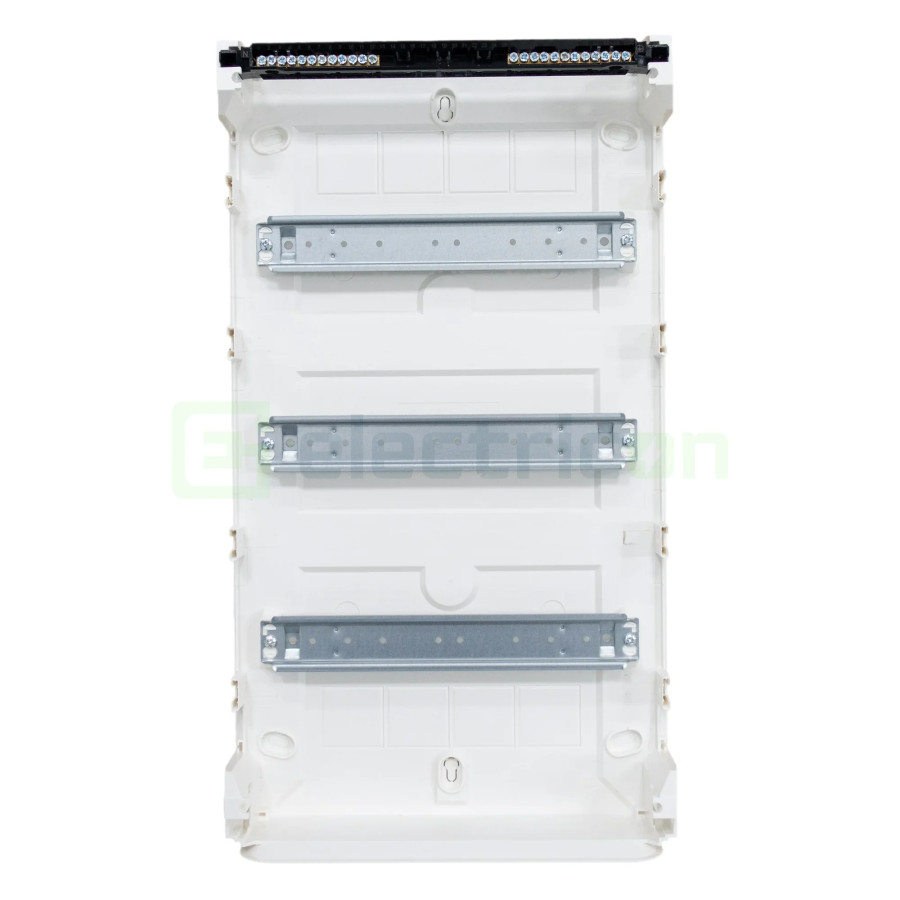 Tablou aparent, 36 module, 3x12, usa alba, IP40, Hager, Golf, VS312PD - Electricon.ro