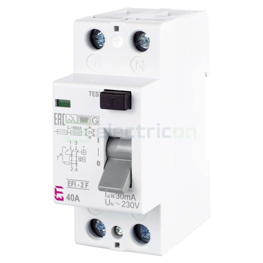 Intreruptor RCCB 40A/30mA ETI - 002062528