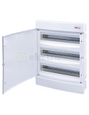 Tablou electric ABS - siguranțe - 54M (3x18) încastrat ușă albă ECM3x18PO ETI 001101048