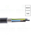 Cablu electric rigid fără halogeni N2XH 5x6 mm²