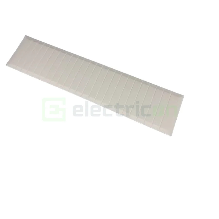 Banda obturatoare 12 module, alb - Electricon.ro