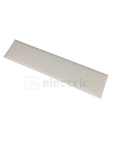 Banda obturatoare 12 module, alb - Electricon.ro