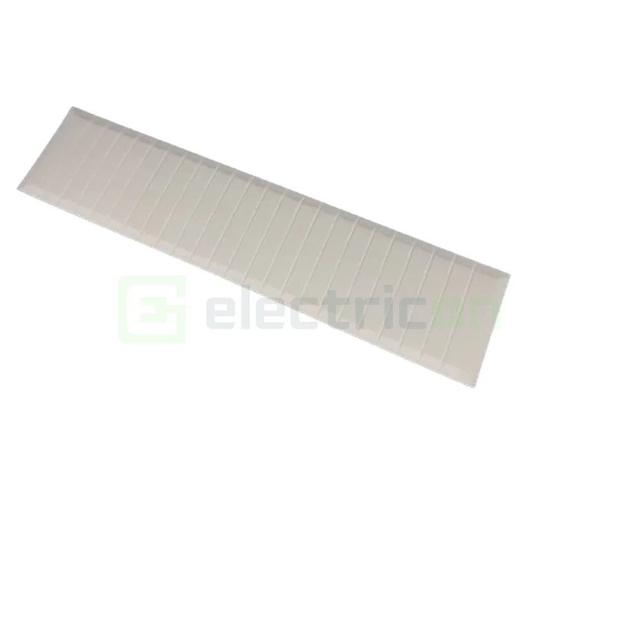 Banda obturatoare 12 module, alb - Electricon.ro