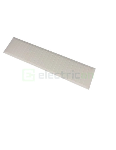 Banda obturatoare 12 module, alb - Electricon.ro
