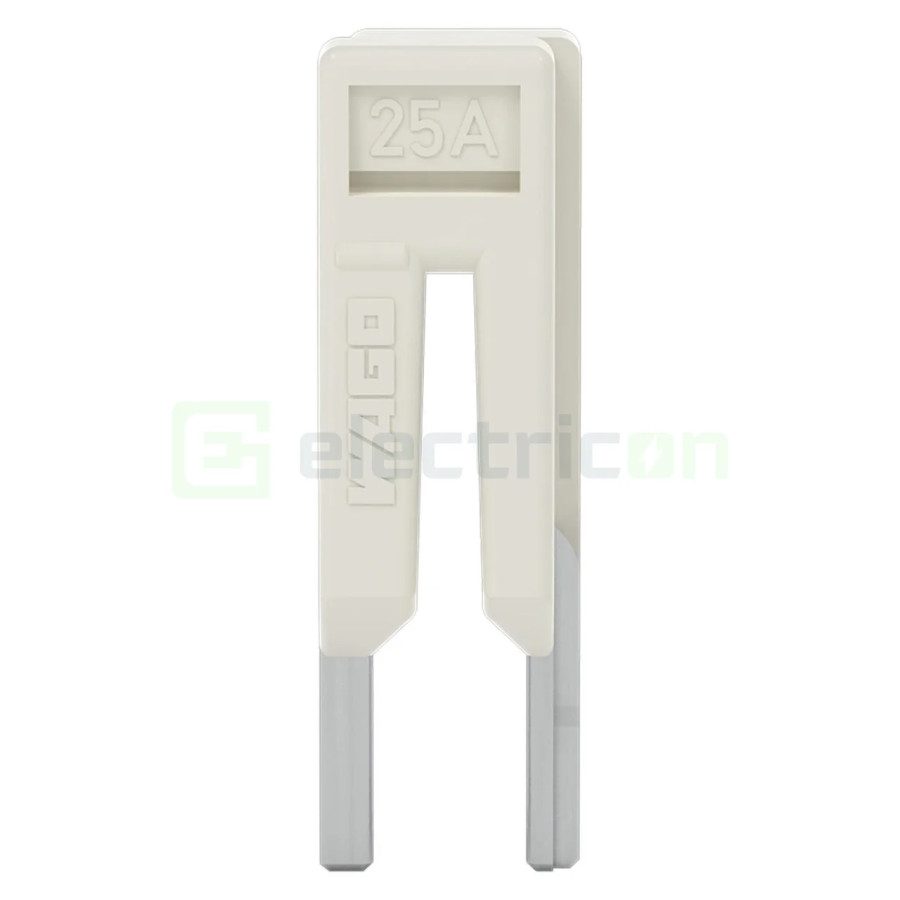 Clemă de derivație Jumper 2 cai izolat gri deschis pentru cleme 2000/2102/2202 – montaj rapid și sigur în aplicații electrice di