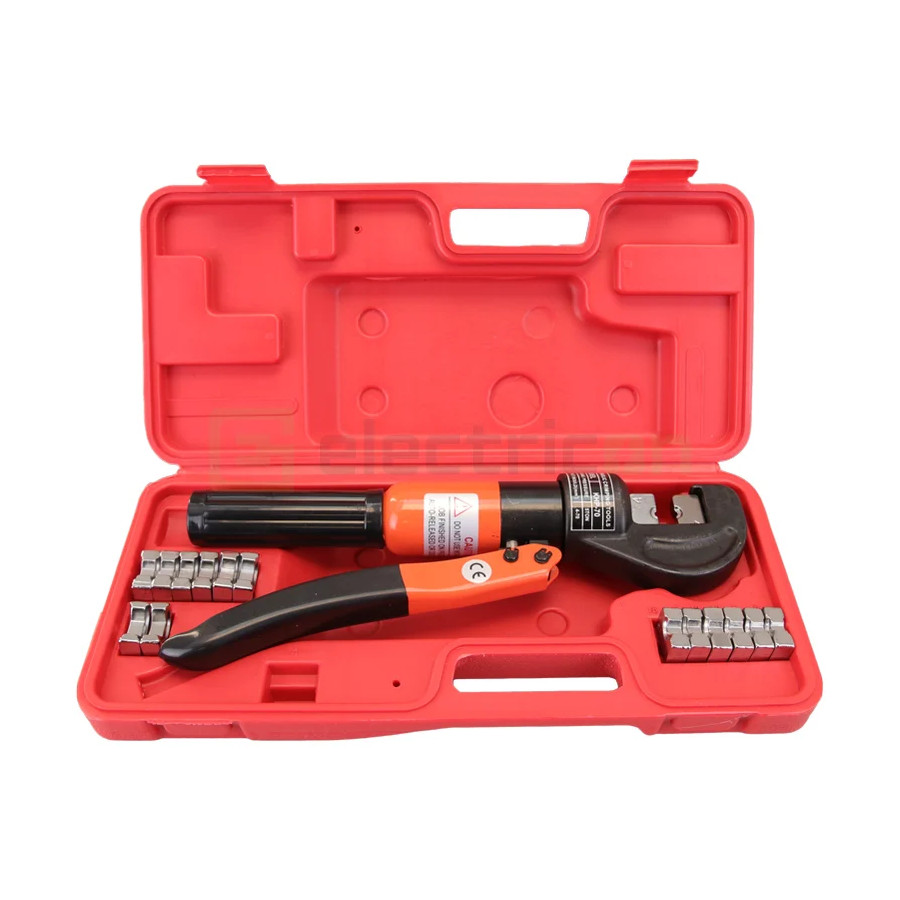 Presa hidraulică manuală pt.papuci si geantă cu bacuri KHP70 - Electricon.ro