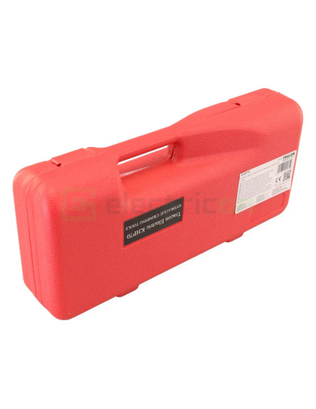 Presă hidraulică manuală - pini/papuci 6 - 70 mm² - model KHP70, include geantă și bacuri - Tracon Electric KHP70