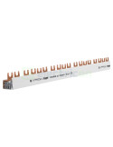 Busbar - Baretă alimentare - 4P trifazat tip furcă 56M (1m) (14x MCB 4P) 10mm² 63A Hager KDN463B
