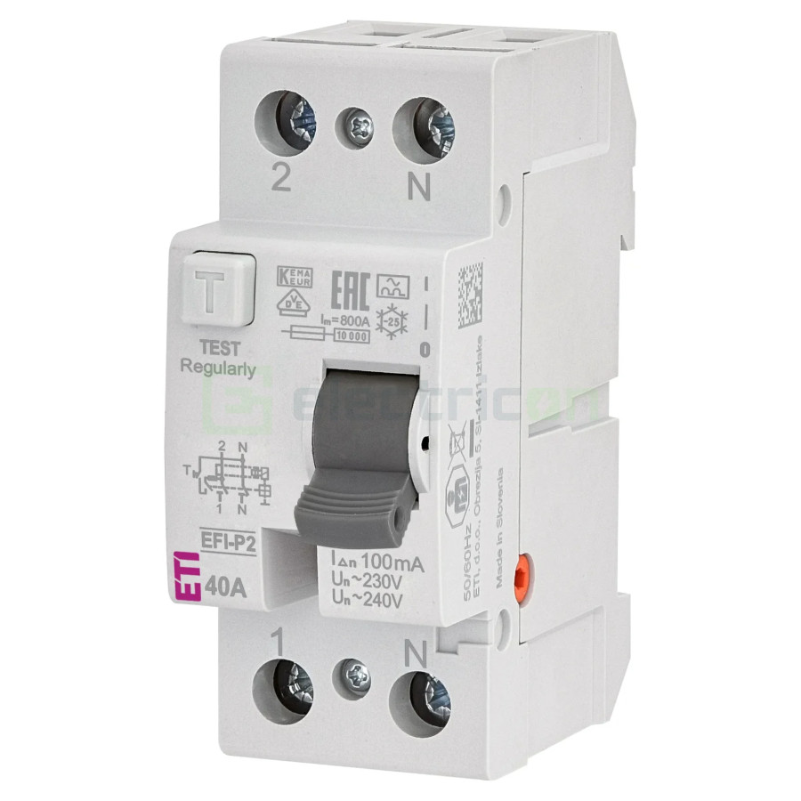 Intreruptor RCCB 40A ETI - 002061122