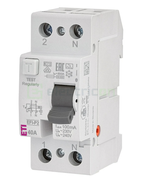 Intreruptor RCCB 40A ETI - 002061122