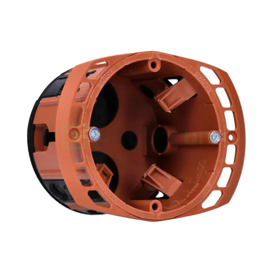 Doză aparataj, lemn, pereți izolați inclusiv case pasive, ECON Iso+, Ø68 mm, Kaiser, 1159-55