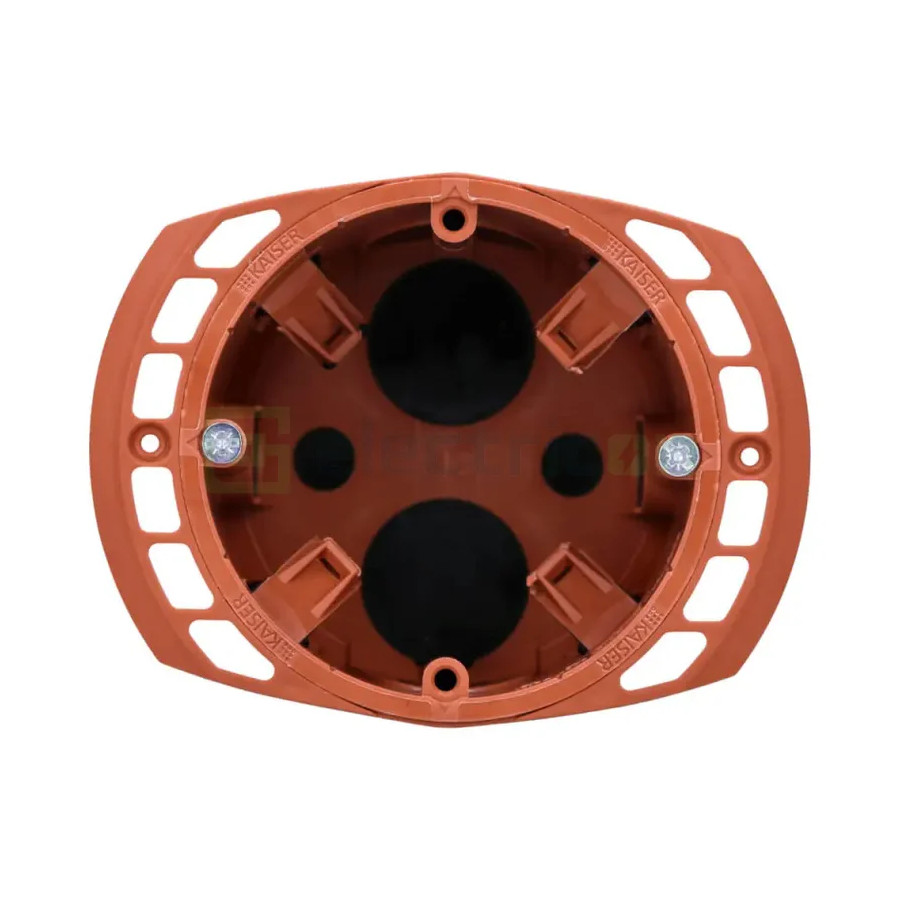 Doză aparataj, lemn, pereți izolați inclusiv case pasive, ECON Iso+, Ø68 mm, Kaiser, 1159-55