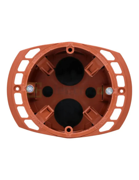 Doză aparataj, lemn, pereți izolați inclusiv case pasive, ECON Iso+, Ø68 mm, Kaiser, 1159-55