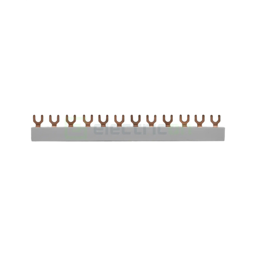 Bareta alimentare (busbar),  4P, tip furca, 12 module, 10mmp, 63A, ETI