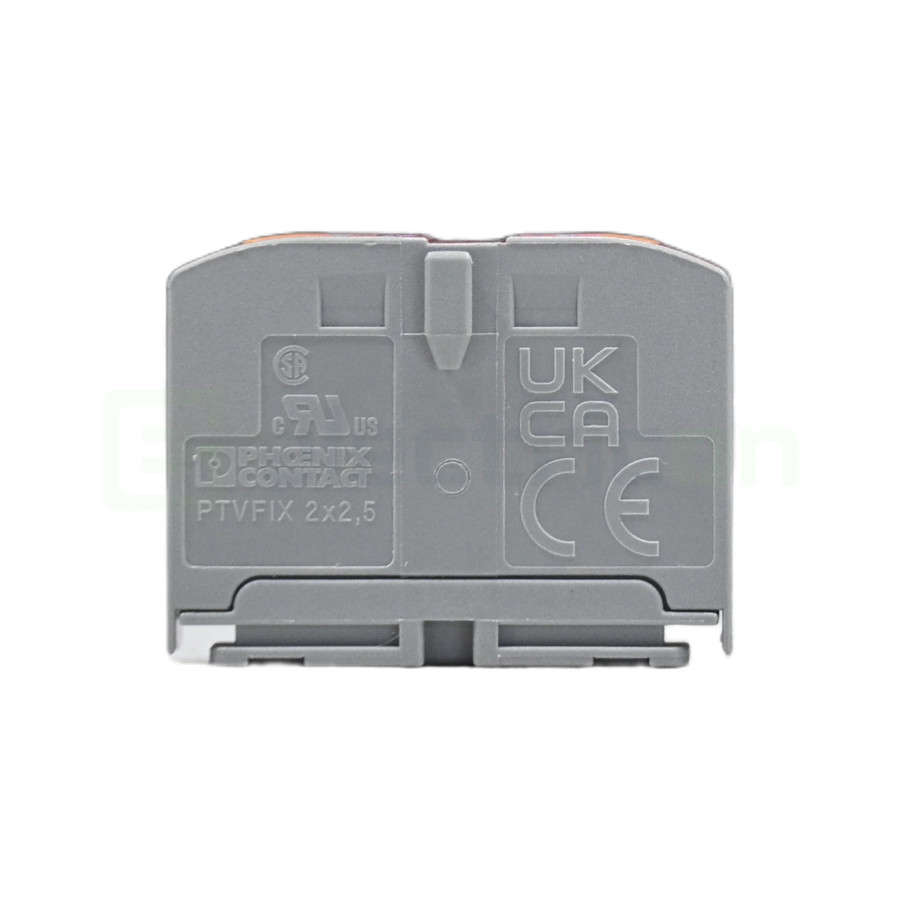 Bloc distribuție 5 mm² Bloc distribuție monobloc, 2 conexiuni, 2,5 mm²,roșu, 400V, PTVFIX 2x2,5 RD, Phoenix Contact, 1019463 – m