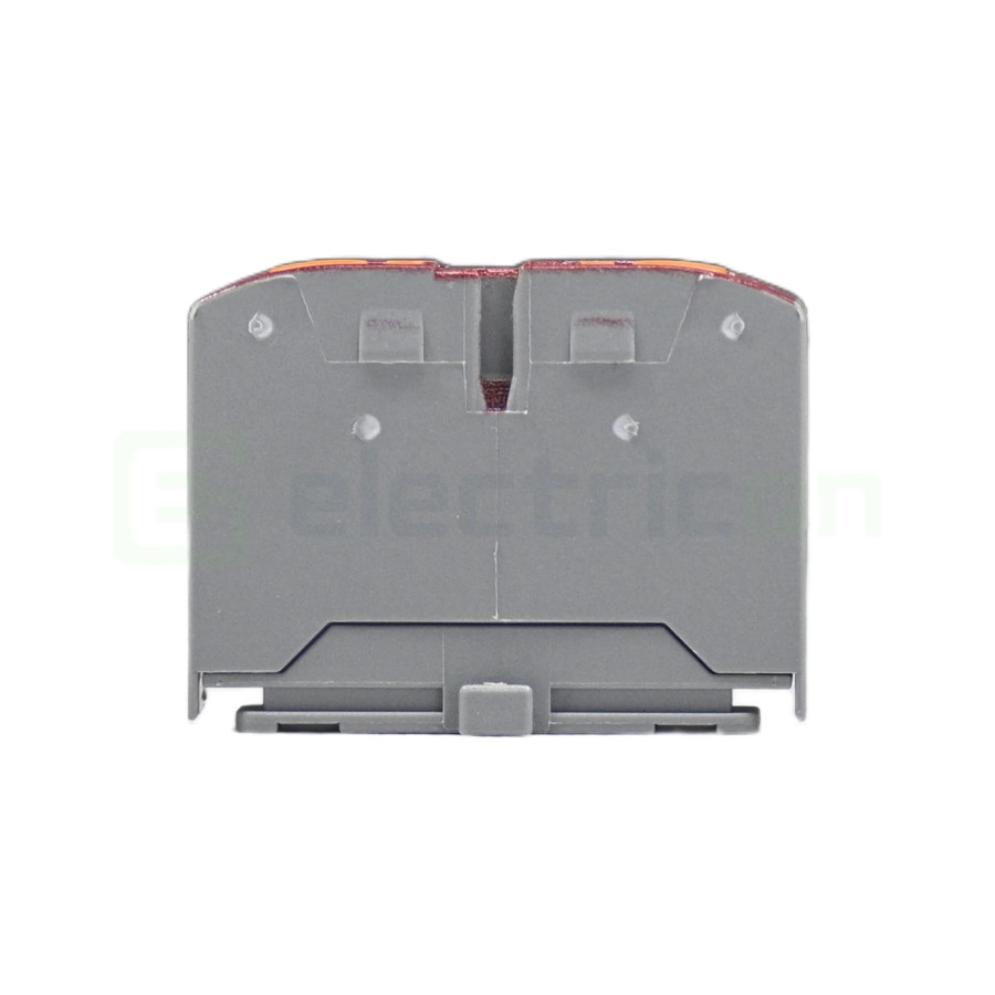 Bloc distribuție 5 mm² Bloc distribuție monobloc, 2 conexiuni, 2,5 mm²,roșu, 400V, PTVFIX 2x2,5 RD, Phoenix Contact, 1019463 – m